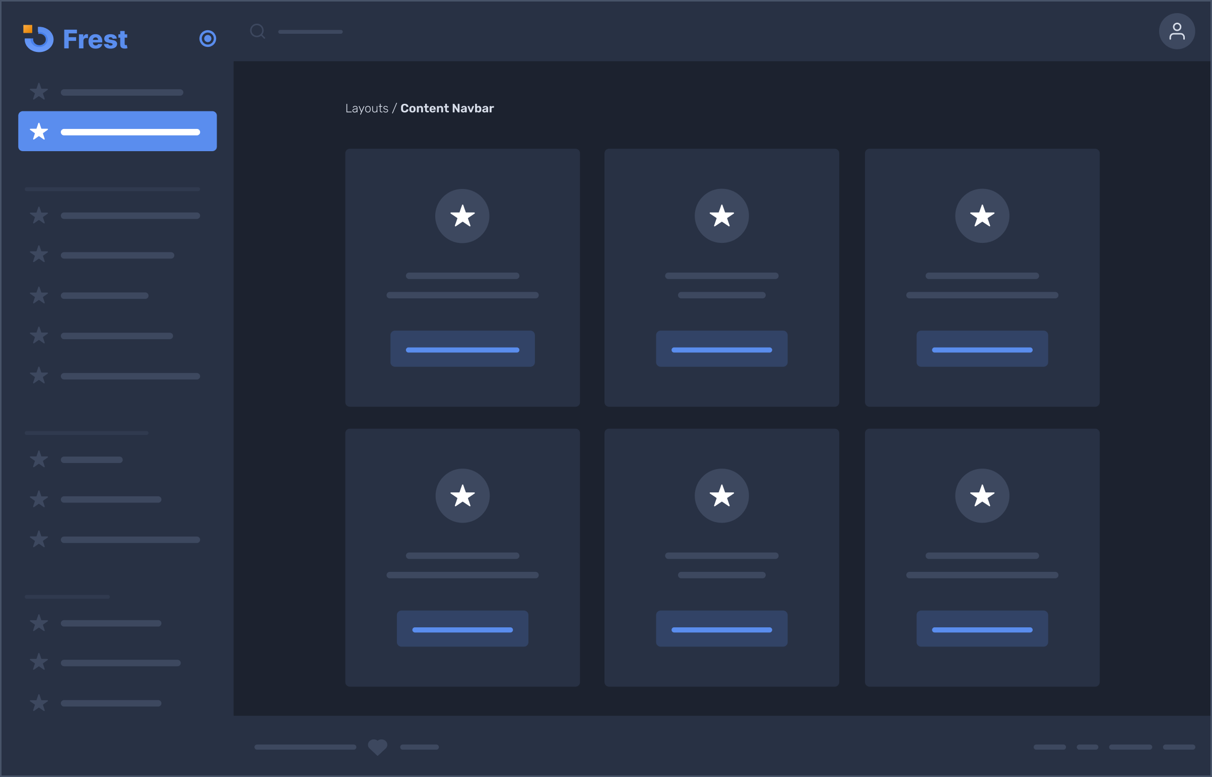 Layout content navbar